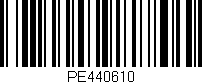 Código de barras (EAN, GTIN, SKU, ISBN): 'PE440610'