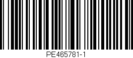 Código de barras (EAN, GTIN, SKU, ISBN): 'PE465781-1'