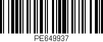 Código de barras (EAN, GTIN, SKU, ISBN): 'PE649937'