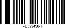 Código de barras (EAN, GTIN, SKU, ISBN): 'PE699430-1'