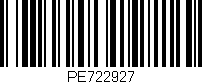 Código de barras (EAN, GTIN, SKU, ISBN): 'PE722927'
