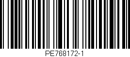 Código de barras (EAN, GTIN, SKU, ISBN): 'PE768172-1'