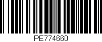 Código de barras (EAN, GTIN, SKU, ISBN): 'PE774660'
