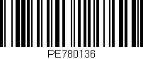 Código de barras (EAN, GTIN, SKU, ISBN): 'PE780136'