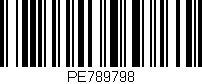Código de barras (EAN, GTIN, SKU, ISBN): 'PE789798'