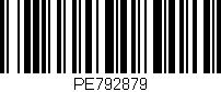 Código de barras (EAN, GTIN, SKU, ISBN): 'PE792879'