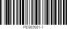 Código de barras (EAN, GTIN, SKU, ISBN): 'PE883581-1'