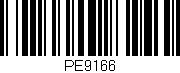 Código de barras (EAN, GTIN, SKU, ISBN): 'PE9166'