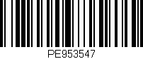 Código de barras (EAN, GTIN, SKU, ISBN): 'PE953547'