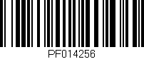Código de barras (EAN, GTIN, SKU, ISBN): 'PF014256'