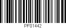Código de barras (EAN, GTIN, SKU, ISBN): 'PF01442'