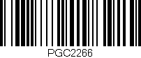 Código de barras (EAN, GTIN, SKU, ISBN): 'PGC2266'
