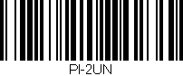 Código de barras (EAN, GTIN, SKU, ISBN): 'PI-2UN'