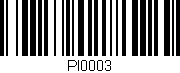 Código de barras (EAN, GTIN, SKU, ISBN): 'PI0003'