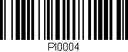 Código de barras (EAN, GTIN, SKU, ISBN): 'PI0004'