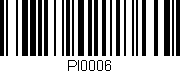 Código de barras (EAN, GTIN, SKU, ISBN): 'PI0006'