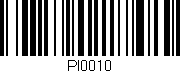 Código de barras (EAN, GTIN, SKU, ISBN): 'PI0010'