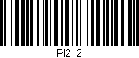 Código de barras (EAN, GTIN, SKU, ISBN): 'PI212'