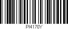 Código de barras (EAN, GTIN, SKU, ISBN): 'PI4170Y'
