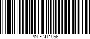 Código de barras (EAN, GTIN, SKU, ISBN): 'PIN-ANT1956'