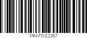 Código de barras (EAN, GTIN, SKU, ISBN): 'PIN-FOS2357'
