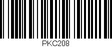Código de barras (EAN, GTIN, SKU, ISBN): 'PKC208'