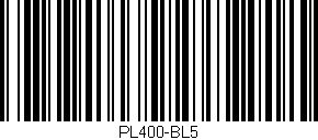 Código de barras (EAN, GTIN, SKU, ISBN): 'PL400-BL5'
