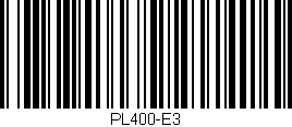 Código de barras (EAN, GTIN, SKU, ISBN): 'PL400-E3'