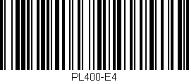 Código de barras (EAN, GTIN, SKU, ISBN): 'PL400-E4'
