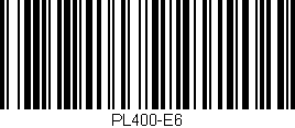 Código de barras (EAN, GTIN, SKU, ISBN): 'PL400-E6'