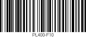 Código de barras (EAN, GTIN, SKU, ISBN): 'PL400-F10'