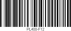 Código de barras (EAN, GTIN, SKU, ISBN): 'PL400-F12'