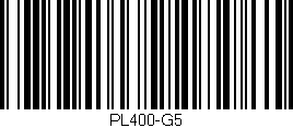 Código de barras (EAN, GTIN, SKU, ISBN): 'PL400-G5'