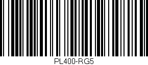 Código de barras (EAN, GTIN, SKU, ISBN): 'PL400-RG5'