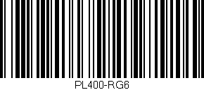 Código de barras (EAN, GTIN, SKU, ISBN): 'PL400-RG6'