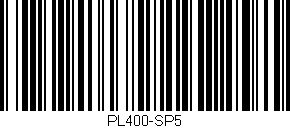 Código de barras (EAN, GTIN, SKU, ISBN): 'PL400-SP5'