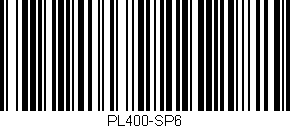 Código de barras (EAN, GTIN, SKU, ISBN): 'PL400-SP6'