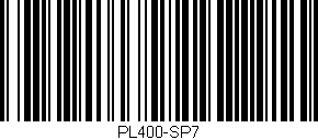 Código de barras (EAN, GTIN, SKU, ISBN): 'PL400-SP7'