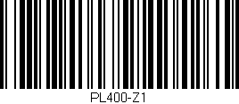Código de barras (EAN, GTIN, SKU, ISBN): 'PL400-Z1'