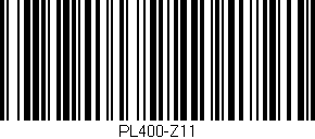 Código de barras (EAN, GTIN, SKU, ISBN): 'PL400-Z11'