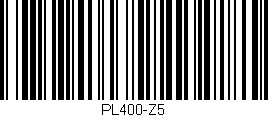 Código de barras (EAN, GTIN, SKU, ISBN): 'PL400-Z5'