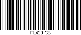 Código de barras (EAN, GTIN, SKU, ISBN): 'PL420-CB'