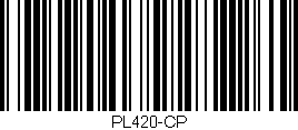 Código de barras (EAN, GTIN, SKU, ISBN): 'PL420-CP'