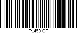 Código de barras (EAN, GTIN, SKU, ISBN): 'PL450-CP'
