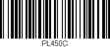 Código de barras (EAN, GTIN, SKU, ISBN): 'PL450C'