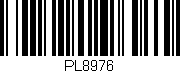 Código de barras (EAN, GTIN, SKU, ISBN): 'PL8976'