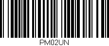 Código de barras (EAN, GTIN, SKU, ISBN): 'PM02UN'