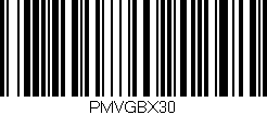 Código de barras (EAN, GTIN, SKU, ISBN): 'PMVGBX30'