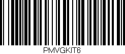 Código de barras (EAN, GTIN, SKU, ISBN): 'PMVGKIT6'