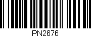 Código de barras (EAN, GTIN, SKU, ISBN): 'PN2676'